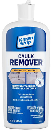 Klean Strip EKCR675 Caulk Remover, Liquid, Solvent-Like, White, 16 fl-oz